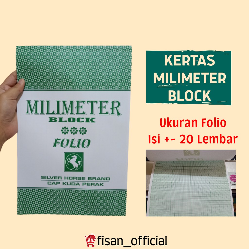 Kertas Milimeter Block Folio Shopee Indonesia