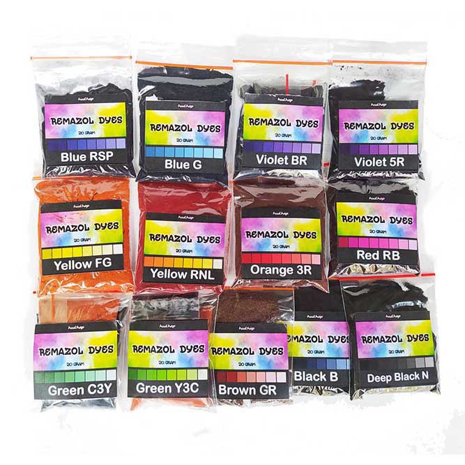 Remasol pewarna Tie dye kain batik shibori jumputan colet Kemasan 20 gram Shopee Indonesia