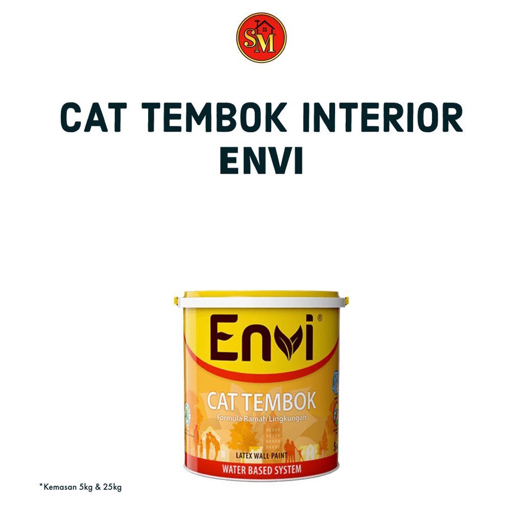 Jual Envi cat tembok interior 5kg Shopee Indonesia