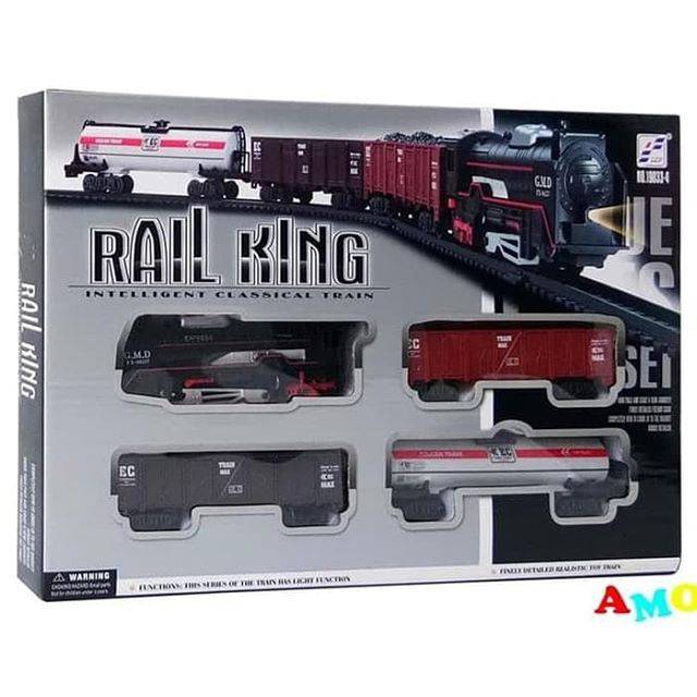 Jual Mainan Anak Laki Laki Kereta Api Rail King Classic Train - Murah Free | Shopee Indonesia