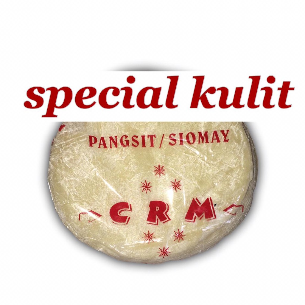 Kulit Dimsum Kulit Pangsit Bulat CRM Isi 50 Lembar Siomay Gyoza Lumpia