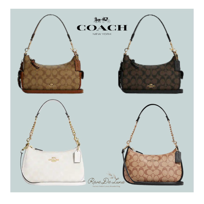 Jual Coach Teri Shoulder Bag In Signature Canvas Original CA548 CA209