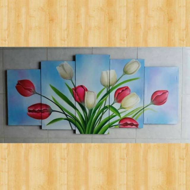 Wow 19+ Lukisan Bunga Tulip Merah Bari Gambar