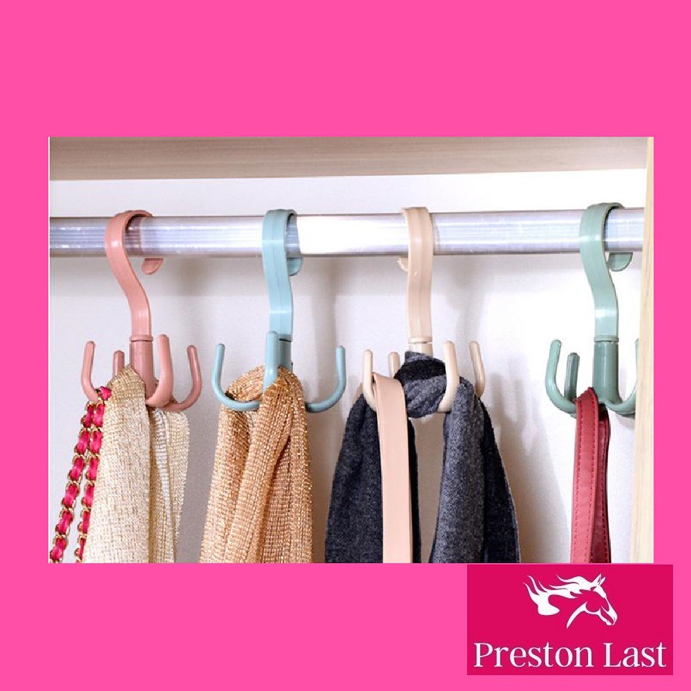 Hanger Cabang Gantungan Cantol Hijab Handuk Baju Dinding Serbaguna
