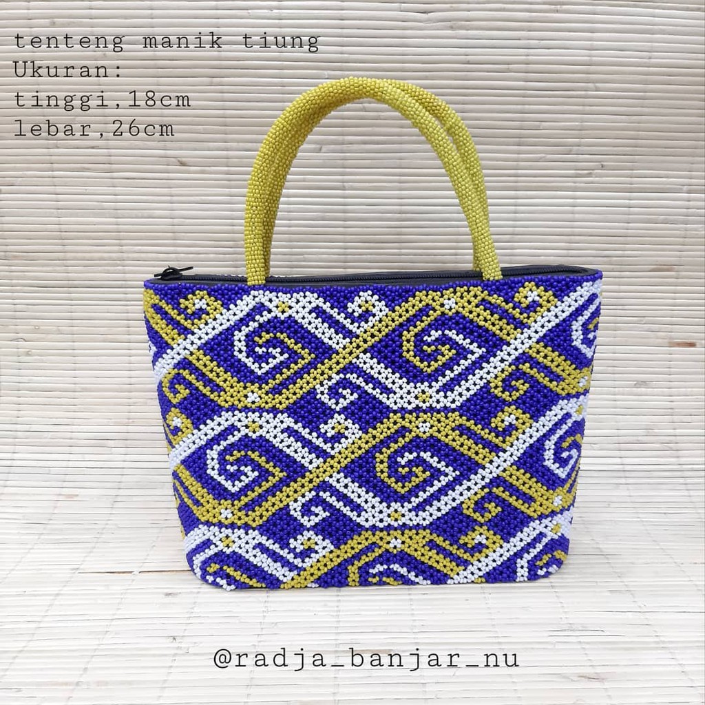 Tas Tenteng Manik Motif Tiung Khas Kalimantan Shopee Indonesia