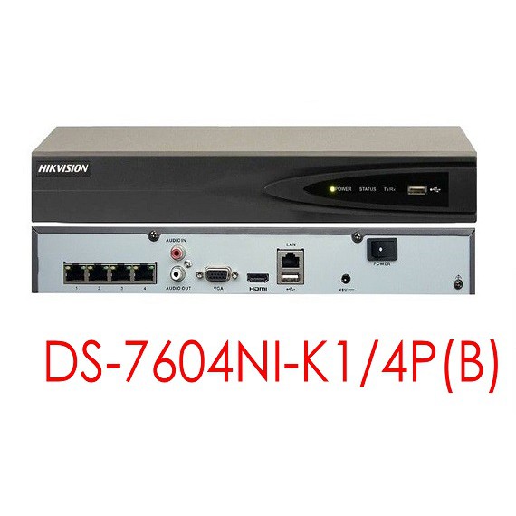 Jual Nvr Hikvision Ds-7604Ni-K1/4P(B) / Nvr Poe 4 Channel | Shopee Indonesia