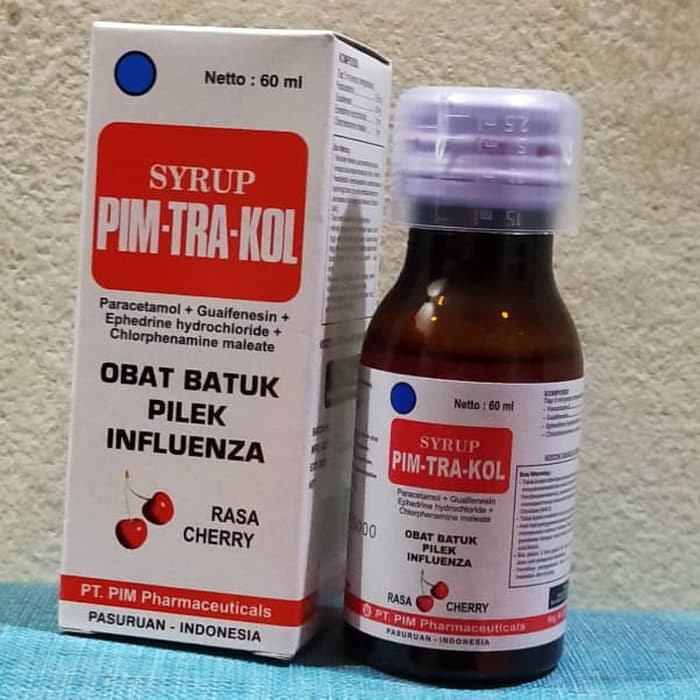 Jual Sirup obat batuk dan pilek influenza untuk anak PIM TRA KOL ampuh