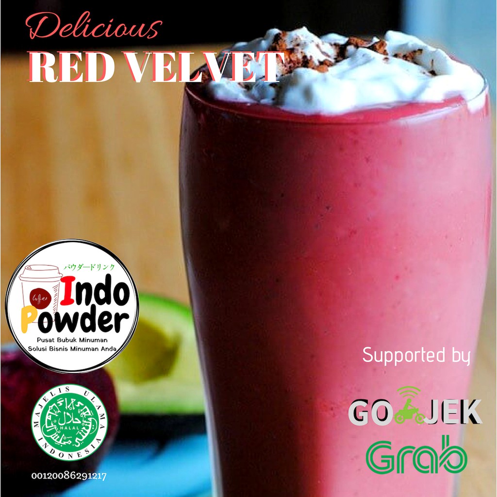Red Velvet Powder 1 Kg / Bubuk Red Velvet 1 Kg / Redvelvet 1000 gram