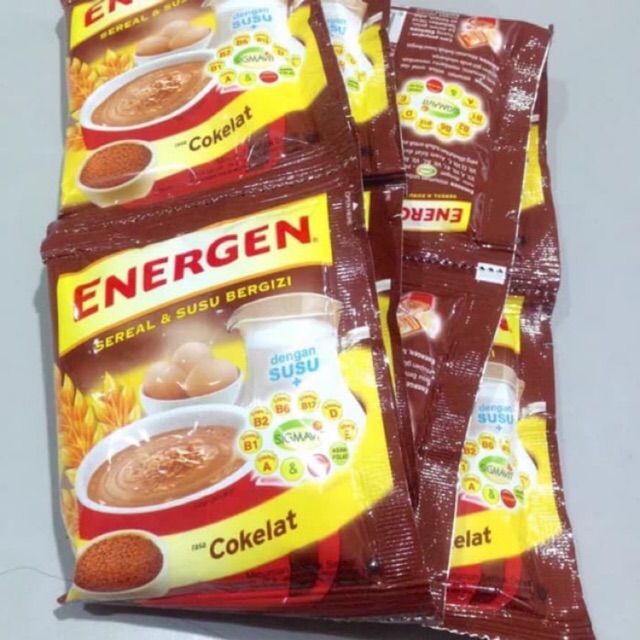 Jual Energen Sereal Coklat 1 Renceng Isi 10 Sachet @ 30 G | Shopee Indonesia