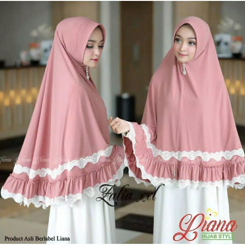 BERGO ZALIA RENDA // JILBAB INSTAN Shopee Indonesia