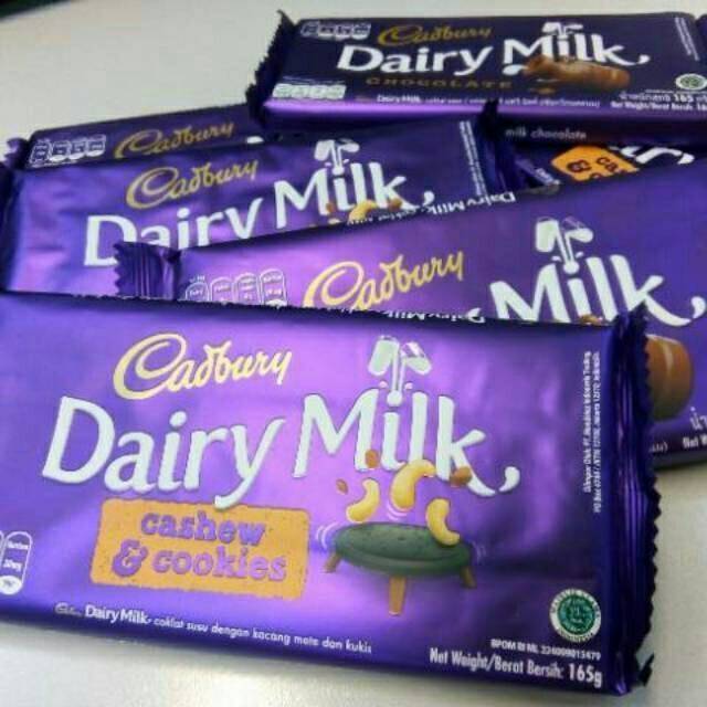 Jual Coklat Cadbury Dairy Milk 165Gr Termurah Exp 2021 | Shopee Indonesia