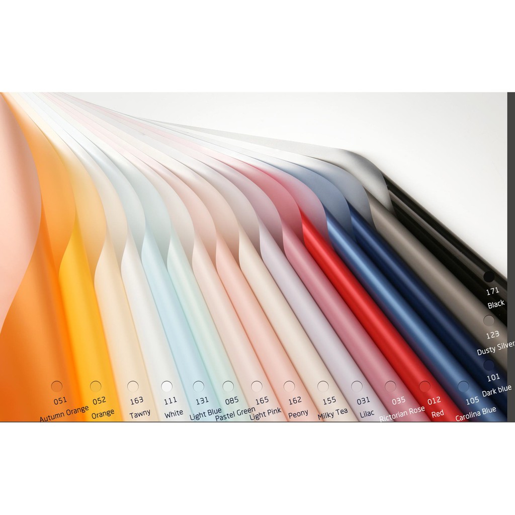 BICOLOR GLOSSY CELLOPHANE PACK (58 x 58 cm) Kertas Bunga Wrapping