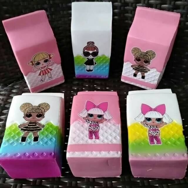 Jual Termurah Squisi Squishy Sequisy Susu Kotak Lol Lucu Mainan Anak Perempuan Souvenir Kekinian Kado | Shopee Indonesia