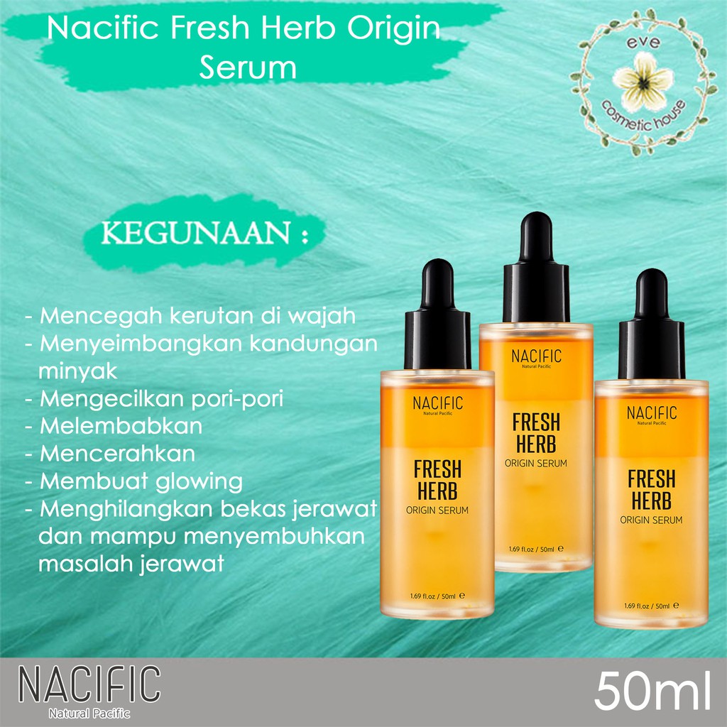 Jual [SHARE] NATURAL PACIFIC NACIFIC Fresh Herb Origin Serum Shopee