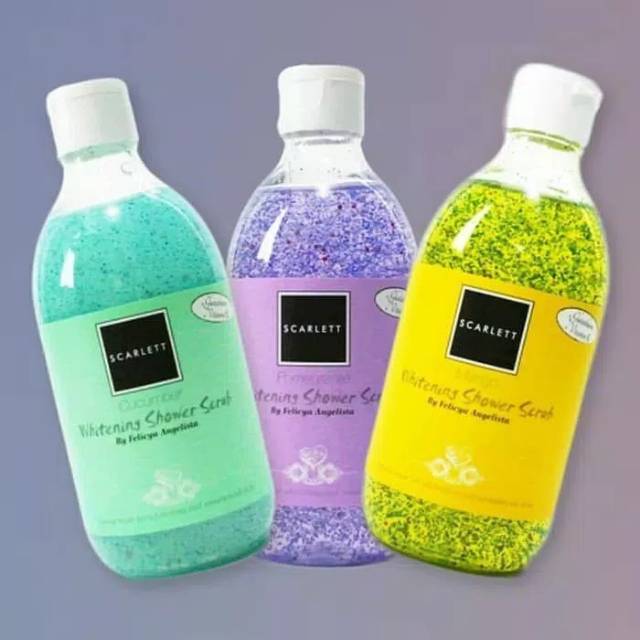 [ORIGINAL] Shower Scrub scarlett Whitening / Scarlett body wash