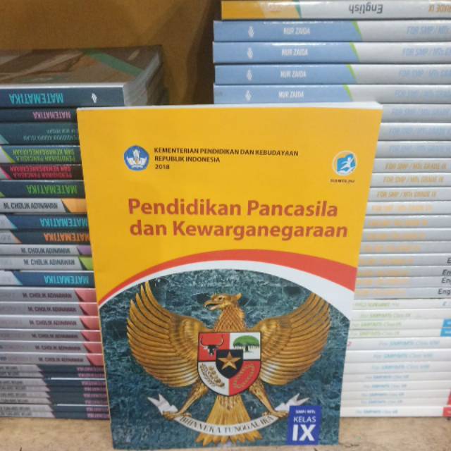 Jual buku paket pkn kelas 9 smp kurikulum 2013 Shopee Indonesia
