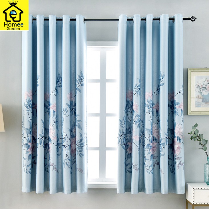 Gorden pendek cantik+Gorden Minimalis+Tirai Jendela+motif Bunga