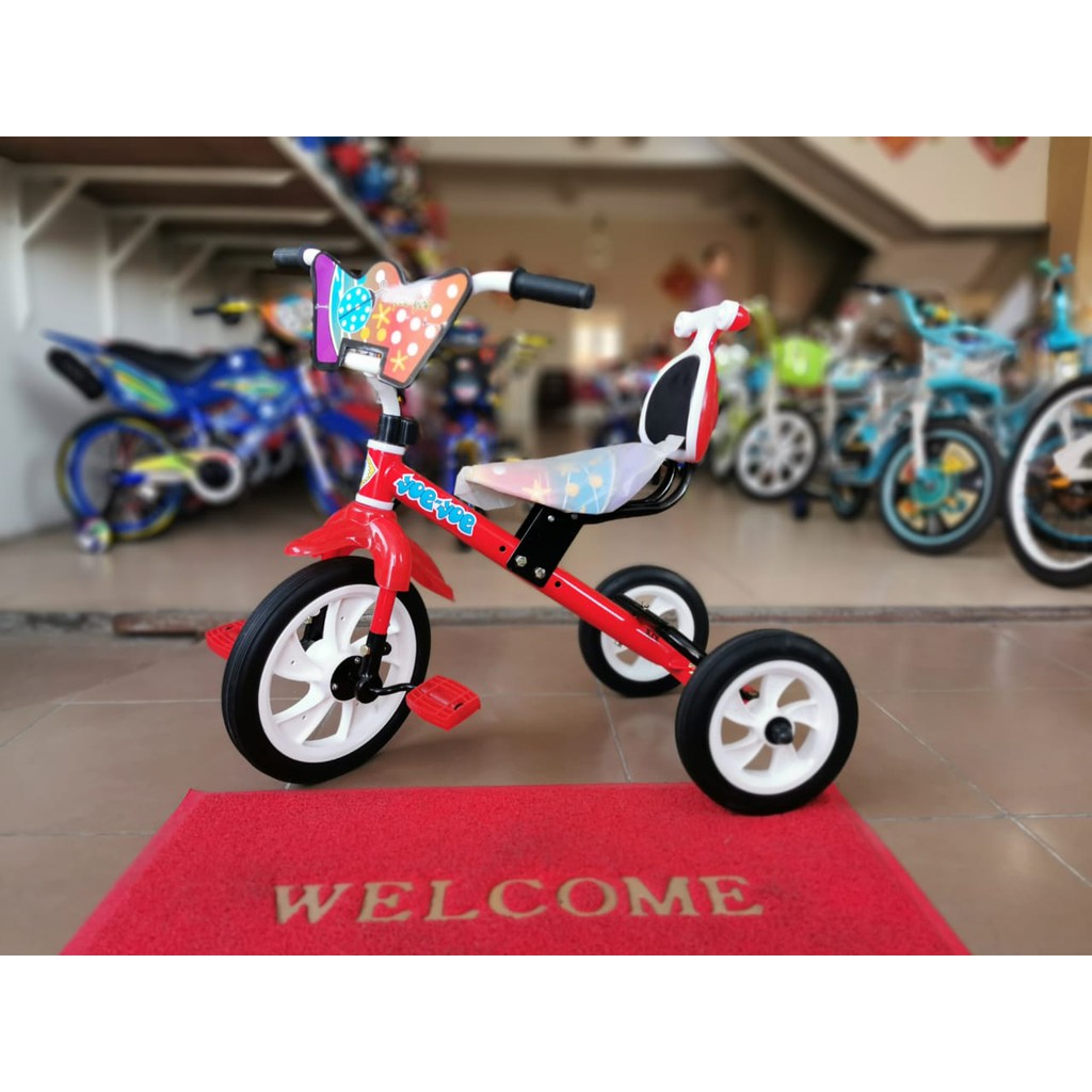 Sepeda BMX anak roda tiga YOE YOE sandaran 2 varian warna Shopee