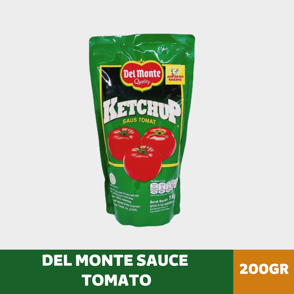 Jual delmonte saos tomat 1 kg Delmonte Saus Tomat Sachet Delmonte Saus
