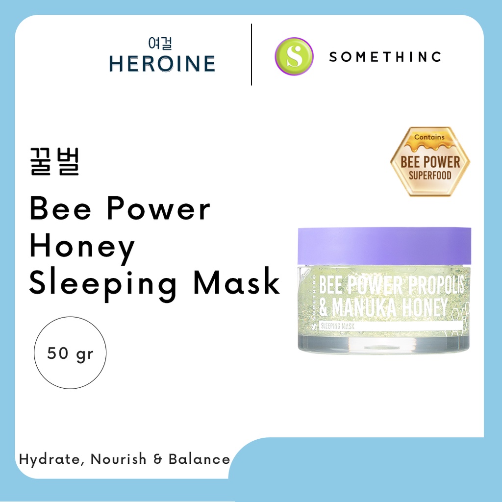 Jual SOMETHINC Bee Power Propolis & Manuka Honey Sleeping Mask Gel