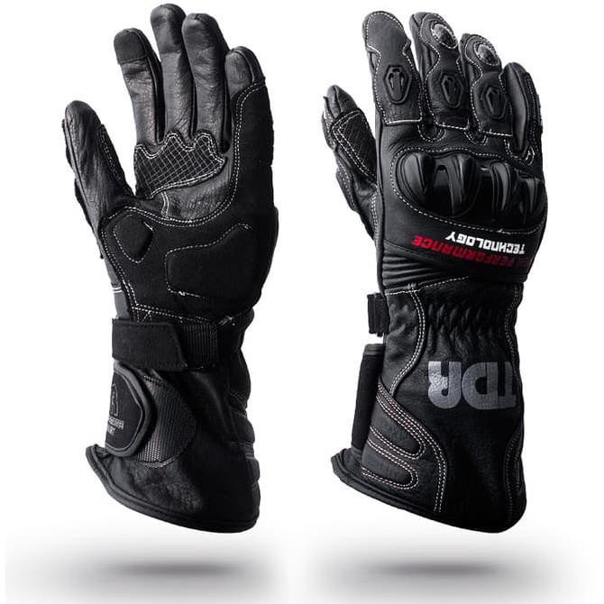 Jual Sarung Tangan Motor Balap / Touring Tdr Gloves Rg-Revo Black | Shopee Indonesia