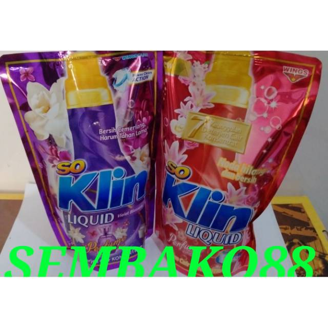 SOKLIN liquid 750ml harga satuan Shopee Indonesia
