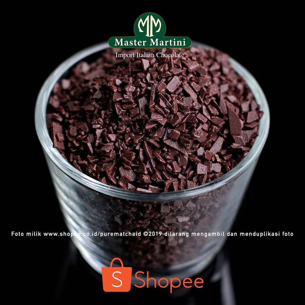 Jual Master Martini Caribe Dark Flake 100Gr Chocolate Flakes Coklat Keping Serpih Enak Import | Shopee Indonesia
