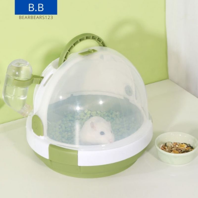 Bearbears Pet cage kandang hamster Ufo astronot plus botol minum