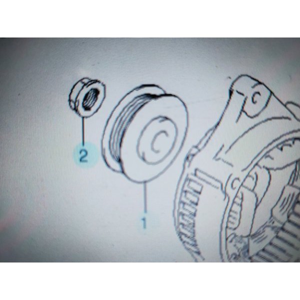 Jual PULLEY PULEY ALTERNATOR DINAMO AMPERE SUZUKI SWIFT ST GL GT ORIGINAL Shopee Indonesia