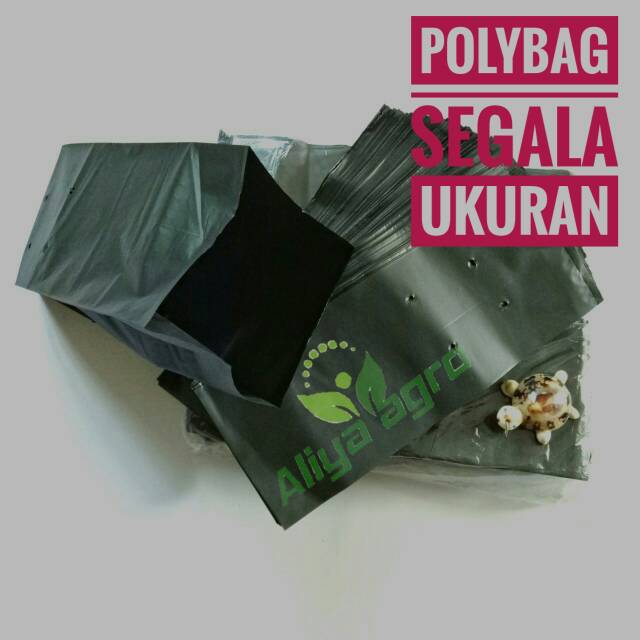 Polybag hitam untuk tanaman berbagai ukuran tersedia | Shopee Indonesia