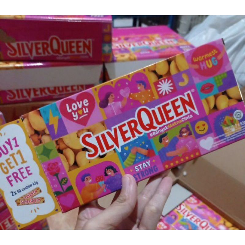 Jual Promo Edisi Valentine !!! Silver Queen Buy 1 Get 1 Free | Shopee Indonesia