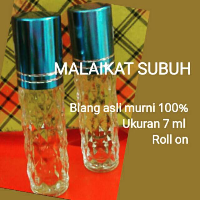 Minyak wangi malaikat subuhasli biang murni 100roll on 7ml Shopee