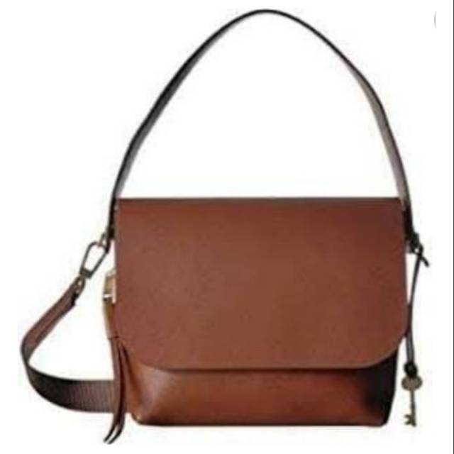 TAS FOSSIL ORIGINAL MAYA FLAP LARGE CROSSBODY BROWN Shopee Indonesia