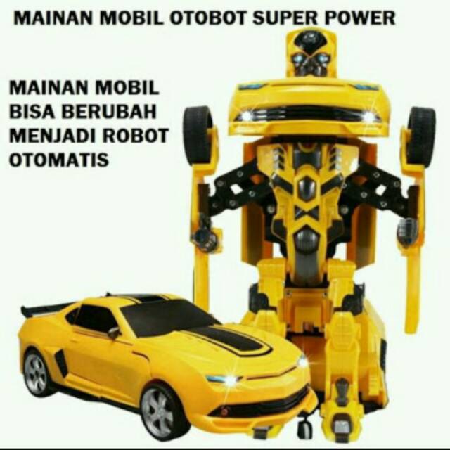 Mainan Mobil Transformer Bumblebe Bisa Berubah Robot | Shopee Indonesia