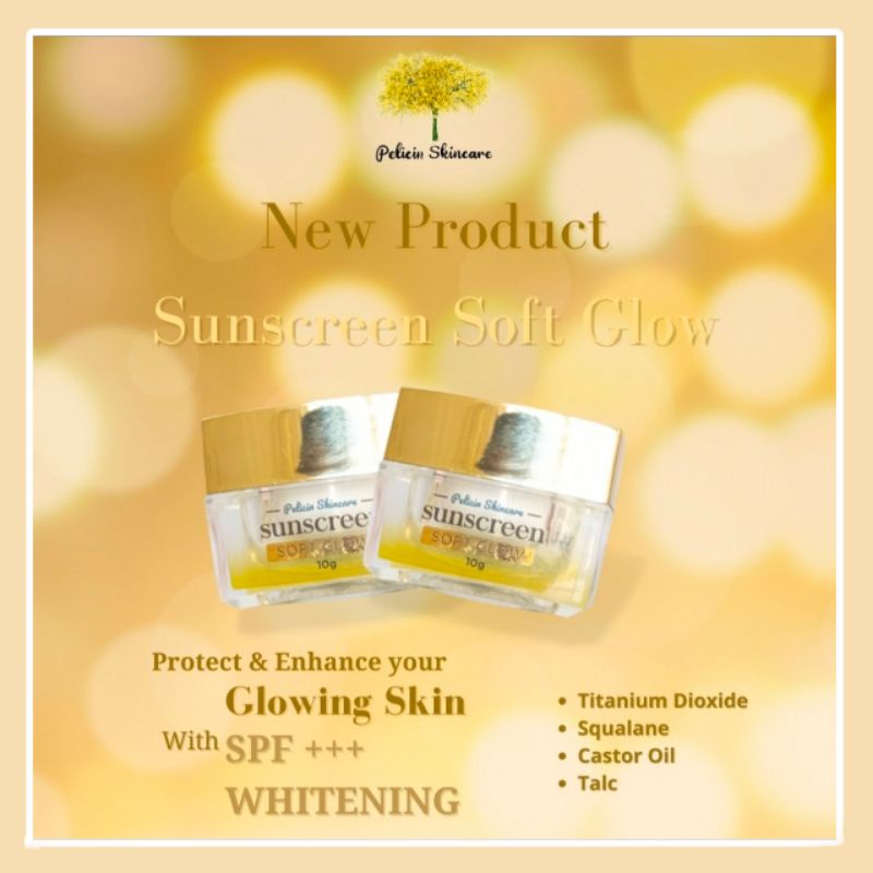 Jual Sunscreen Soft Glow Pelicin Skincare Glowing Instan Gak Dempul