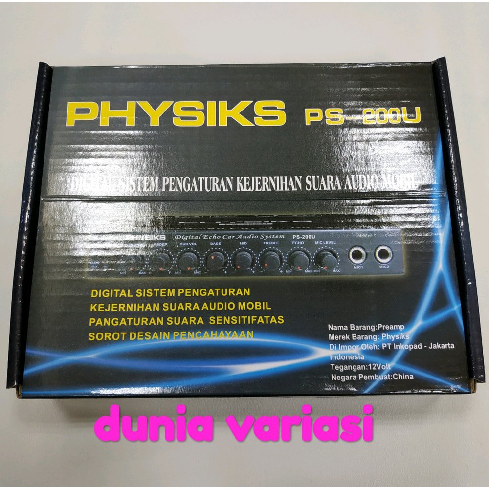 Jual PREAMP KARAOKE 2 MIC DIGITAL PARAMETRIC Murah Shopee Indonesia