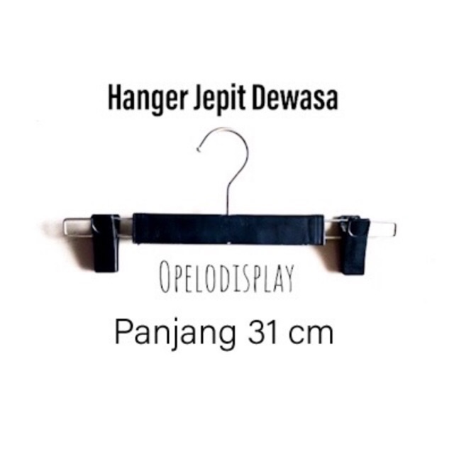 Jual HANGER JEPIT KOTAK PLASTIK DEWASA Shopee Indonesia