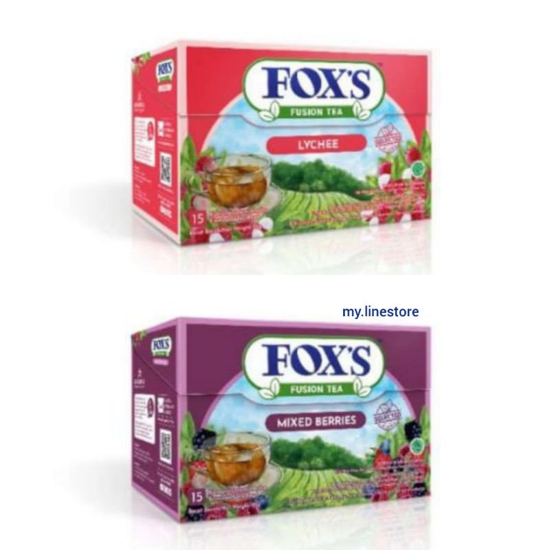 Jual Fox's Fusion Tea Box 15 Sachet Teh Foxs Fusion Tea Shopee Indonesia