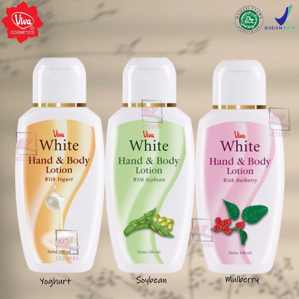 Jual Viva White Hand & Body Lotion 100ml Mulberry Yogurt Soybean