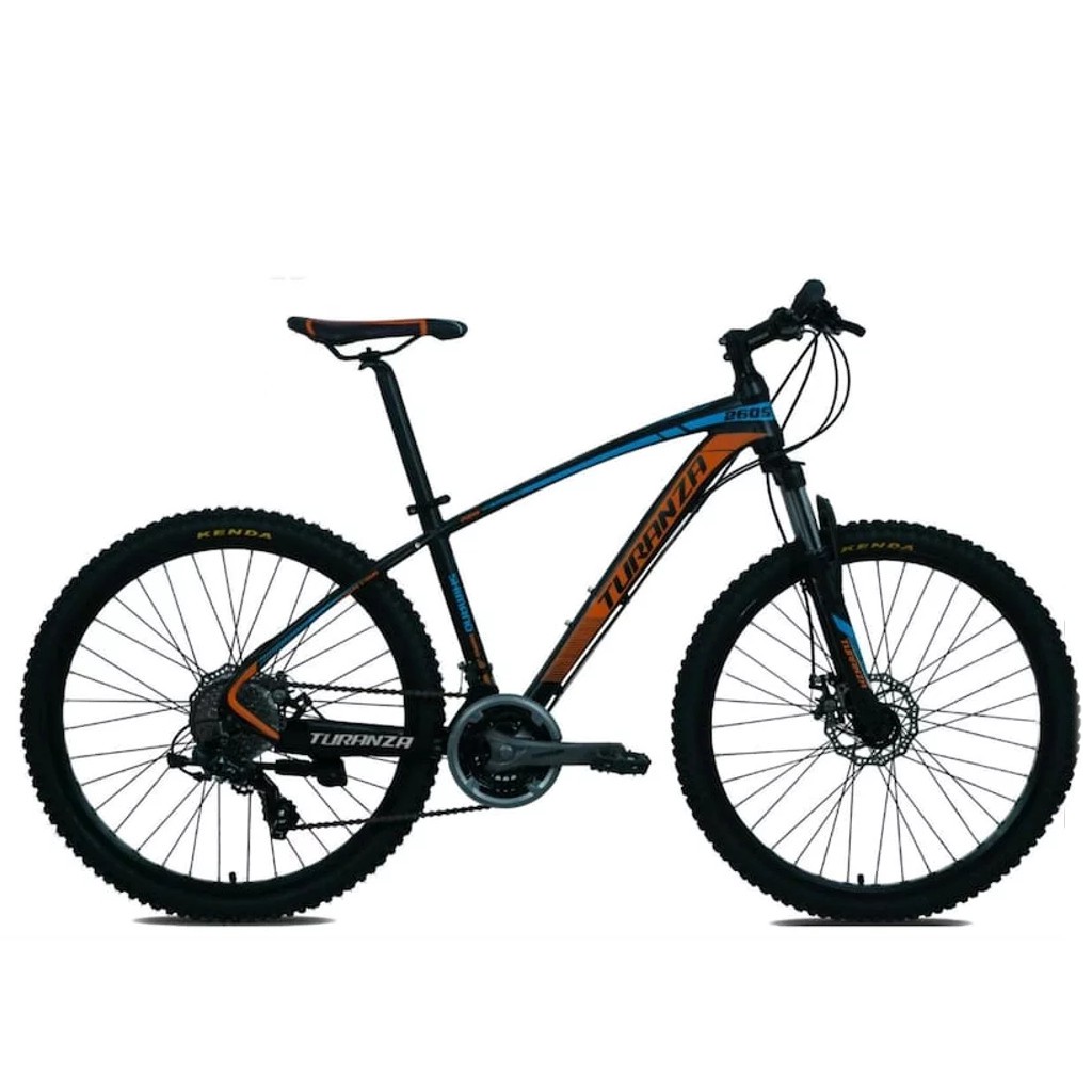 Sepeda Gunung Turanza TR2605 MTB RemajaDewasa 26 Inci Alloy 3x8Sp Fork