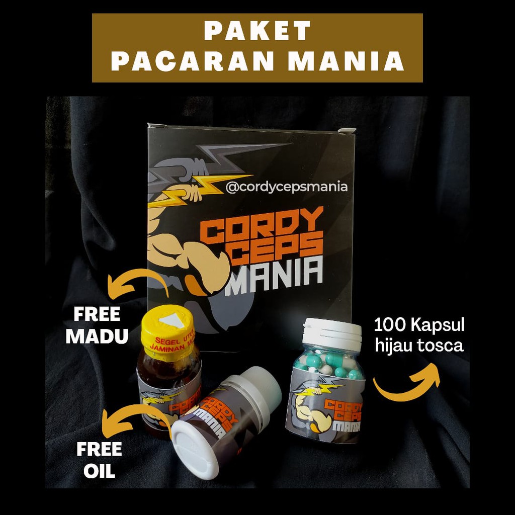 VITAMIN STAMINA PRIA CORDYCEPS PAKET PACARAN MANIA | Shopee Indonesia
