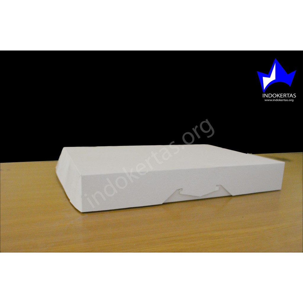 Box Donat, Kotak Donat Polos Lapisan Laminasi Didalamnya 36 x 27 x 5