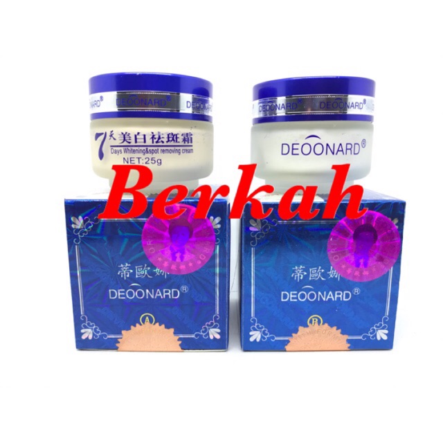 Jual Deoonard Cream / Cream Deonard 7 Days Whitening A Day / B Night