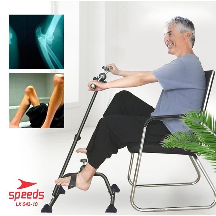 Sepeda Statis Terapi Kaki & Tangan Stroke Lansia Gym Fitnes Speeds 042