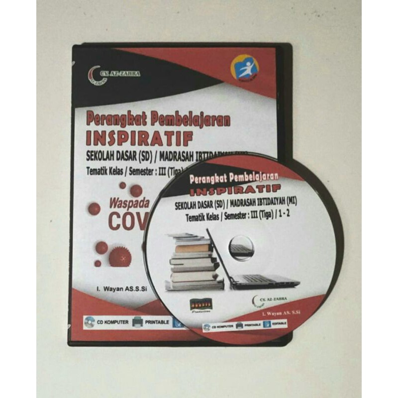 Cover Rpp Daring Sd - RPP DARING SD 1 Lembar Tematik kelas 3 Semester 1 & 2 ...