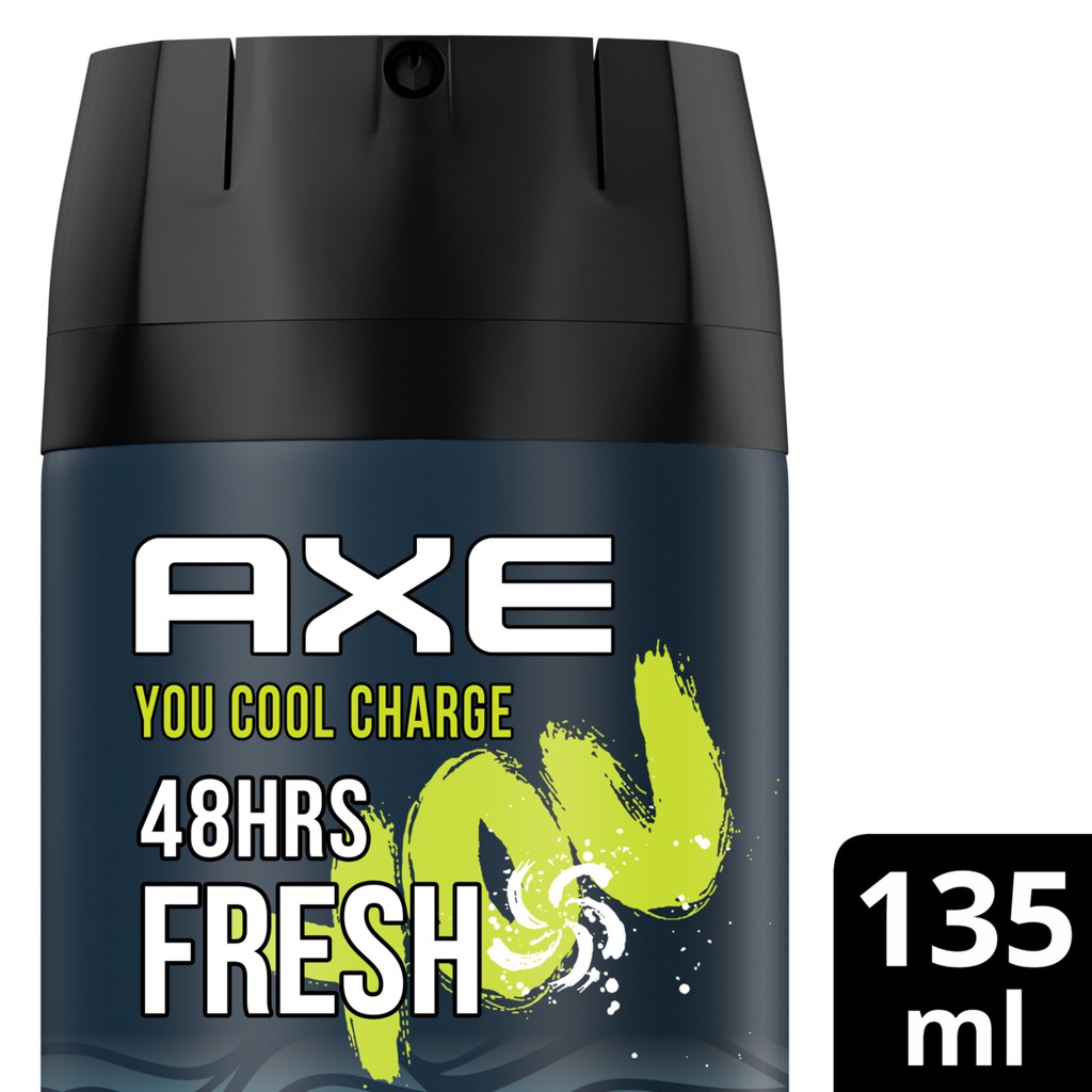 Jual Axe Men Deodorant You Cool Charge 135ml Shopee Indonesia