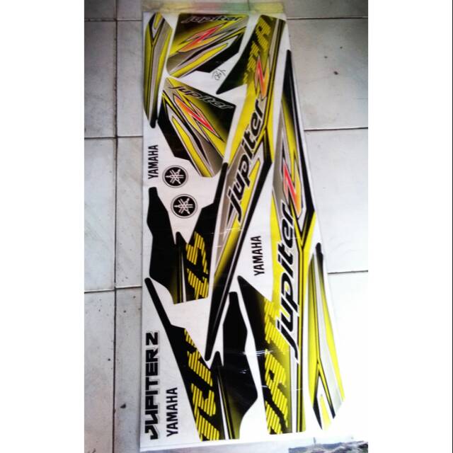Jupiter Z Pareasi Warna Hitam Stiker Motor Jupiter Z1