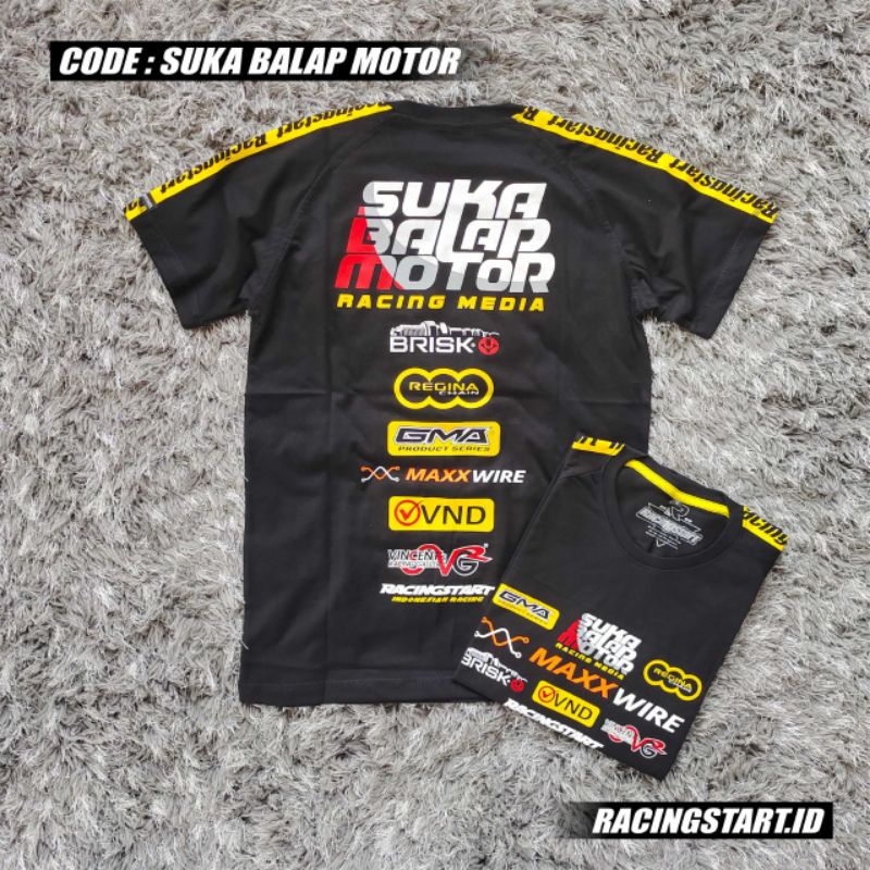 Jual Kaos Suka Balap Motor X Racing Start #2 | Shopee Indonesia