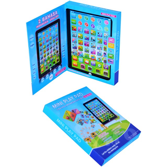 Jual Promo Cod Mainan Edukasi Mini Play Pad 2 Bahasa Inggris Indonesia Tablet Edukasi Anak Belajar Angka Huruf Perempuan Laki-Laki Usia 2 3 4 5 6 Tahun St | Shopee Indonesia