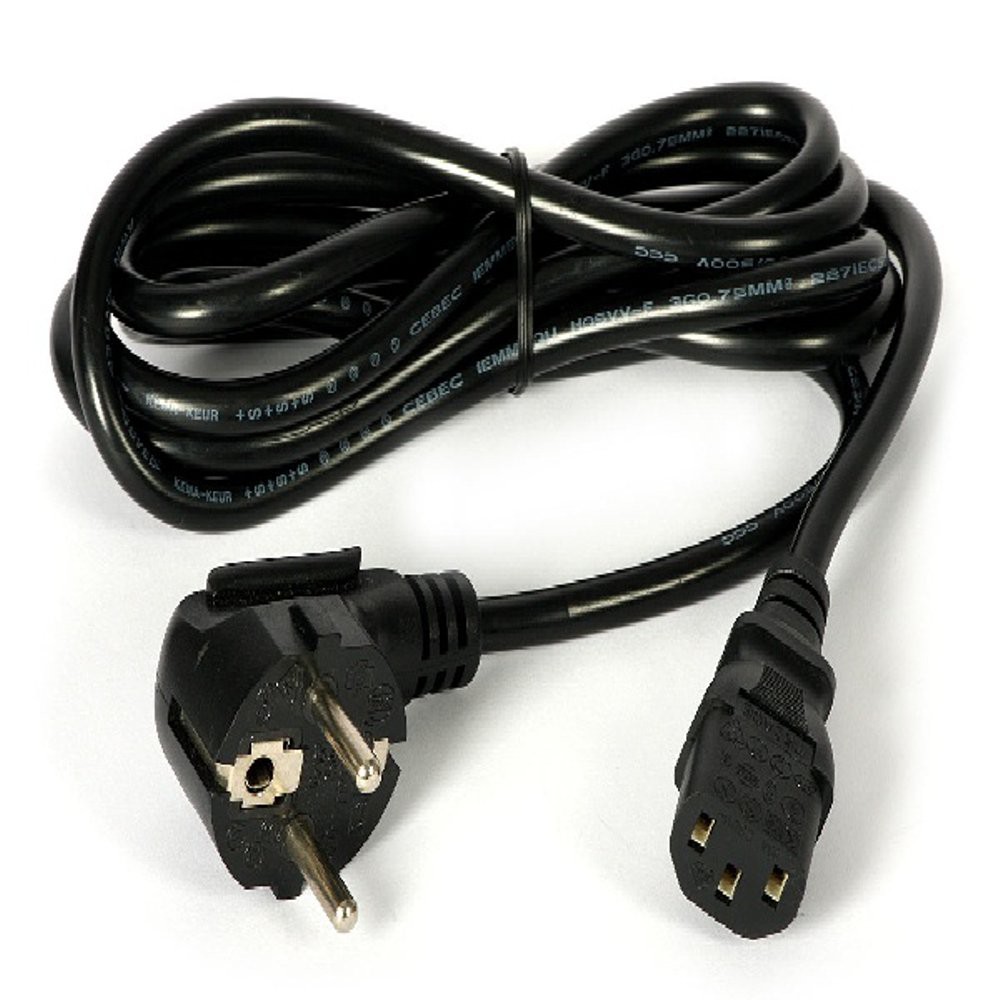 Jual Kabel Power CPU atau monitor ke listrik 3 Pin Kaki 2 1.8m EU C13